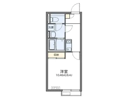 あねらハイム(1K/1階)の間取り写真