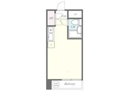 セジュール田町(ワンルーム/8階)の間取り写真