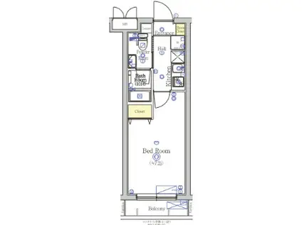 SHOKEN RESIDENCE西川口(1K/1階)の間取り写真
