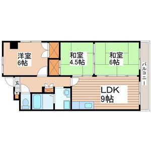 パークサイドアベニュー(3LDK/3階)の間取り写真