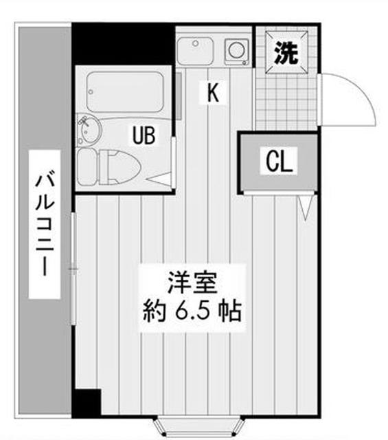 エスパシオV(ワンルーム/3階)の間取り写真