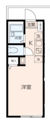 KANAZAWA FLOORS(ワンルーム/2階)の間取り写真