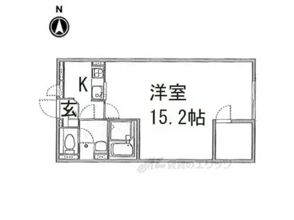 レオネクストさくら(1K/2階)の間取り写真