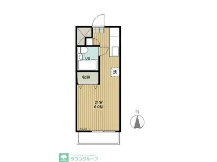 PLANET SAKURA CENTRAL(1K/3階)の間取り写真