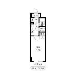 サンアペックス新守山(1K/1階)の間取り写真