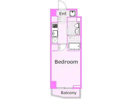 ザレジデンスオブトーキョーティーワイ16(1K/1階)の間取り写真