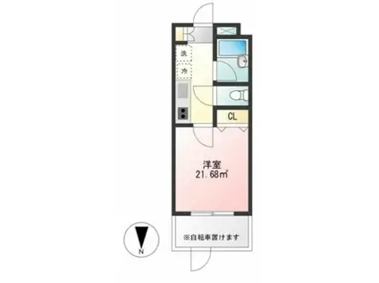 ハイム梅美(1K/1階)の間取り写真