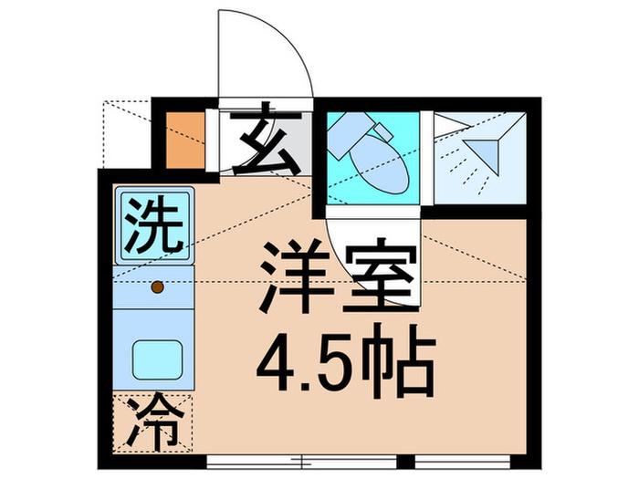 GLANZ金町(ワンルーム/2階)の間取り写真