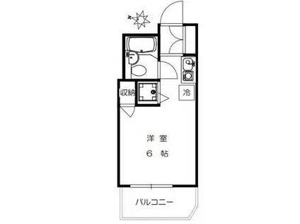 マイキャッスル渋谷JP(ワンルーム/9階)の間取り写真