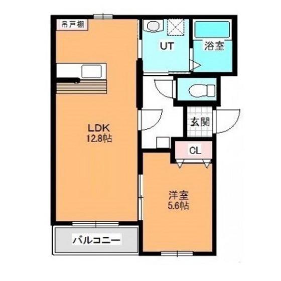 インフィニティ(1LDK/3階)の間取り写真