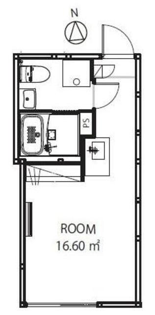 BOASORTE町屋2丁目(ワンルーム/3階)の間取り写真