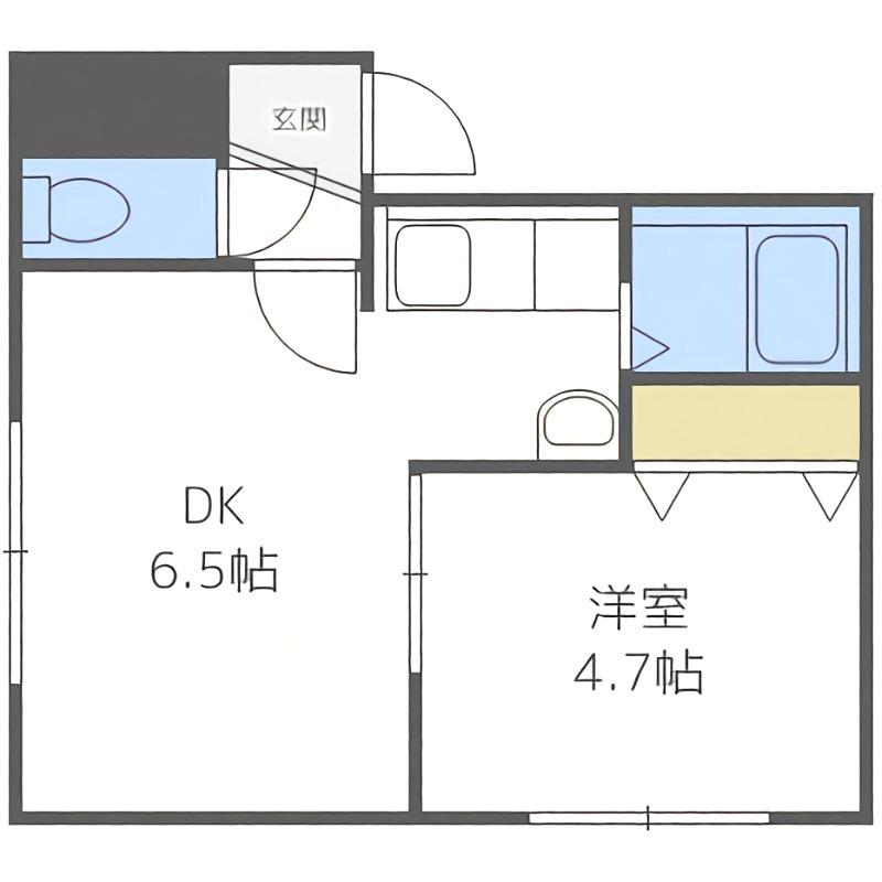 マンション集(1LDK/3階)の間取り写真