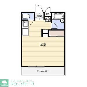 グレンドーラ(ワンルーム/4階)の間取り写真