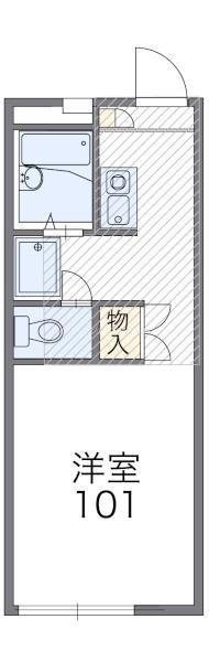 レオパレスサニーコートイシガキ(1K/2階)の間取り写真