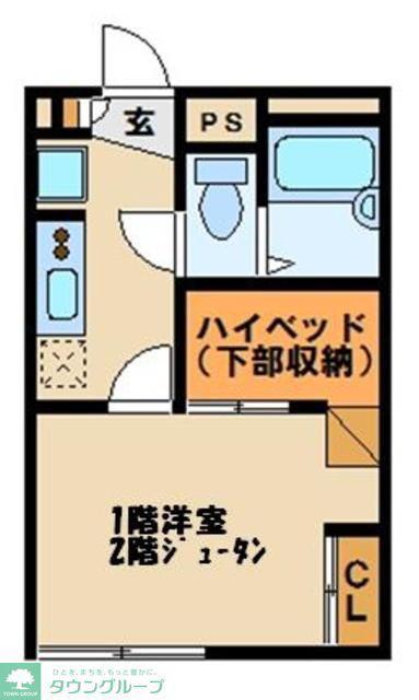 レオパレスロワジール(1K/1階)の間取り写真