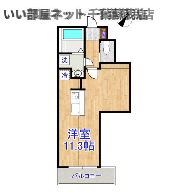 MAISON AOMI (ワンルーム/3階)の間取り写真