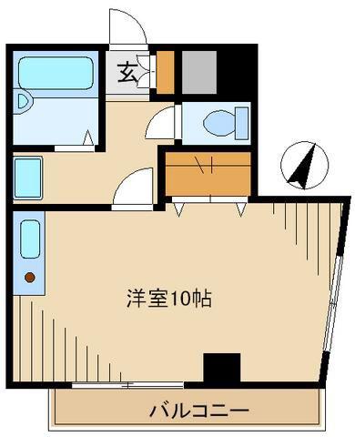 リヴェールプラザ(ワンルーム/5階)の間取り写真