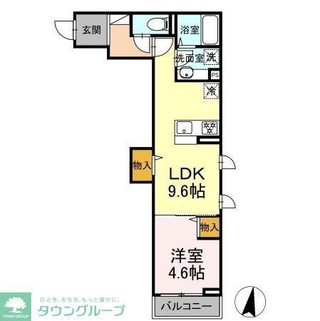 東京メトロ日比谷線 南千住駅 徒歩6分 3階建 築1年(1LDK/1階)の間取り写真