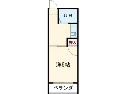 シャトレルセイント(1K/3階)の間取り写真