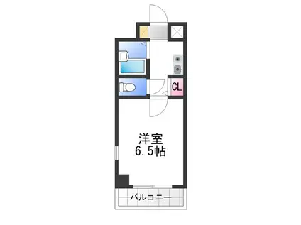 ジュネスノーブル(1K/2階)の間取り写真