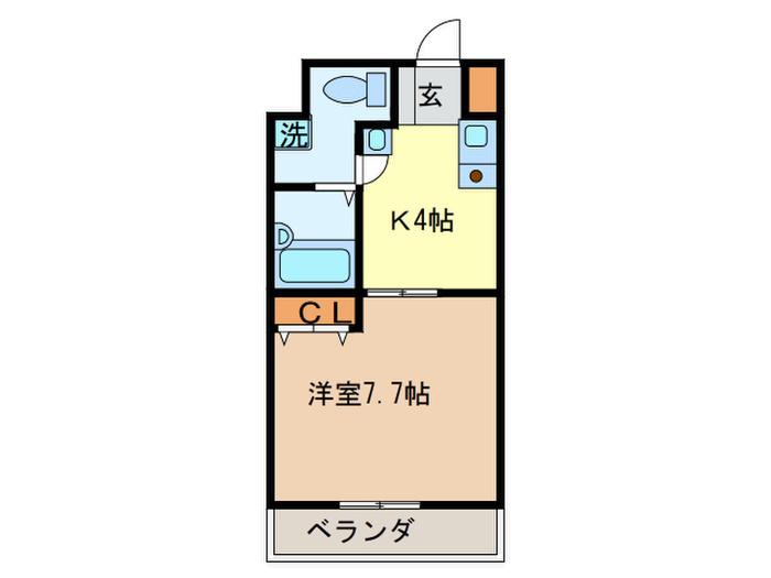 T′SDREAM名駅(1K/6階)の間取り写真