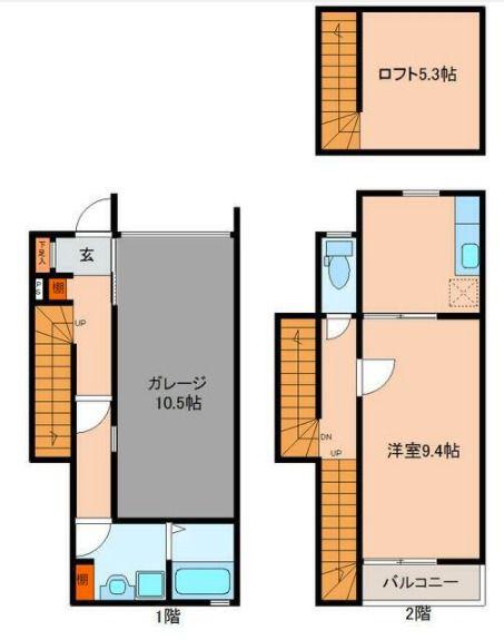 SHIOGAMA BASE(1K/1階)の間取り写真