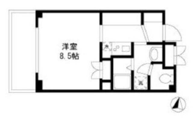JUST WELL(1K/3階)の間取り写真