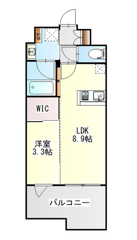 レジデンス マヒナ(1LDK/10階)の間取り写真