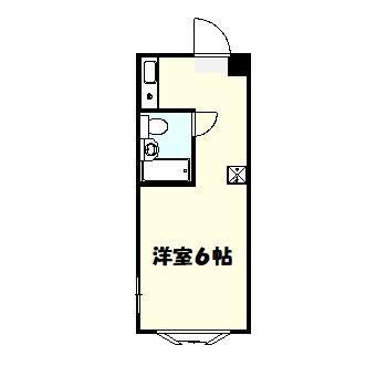 アンチーノビル(ワンルーム/1階)の間取り写真