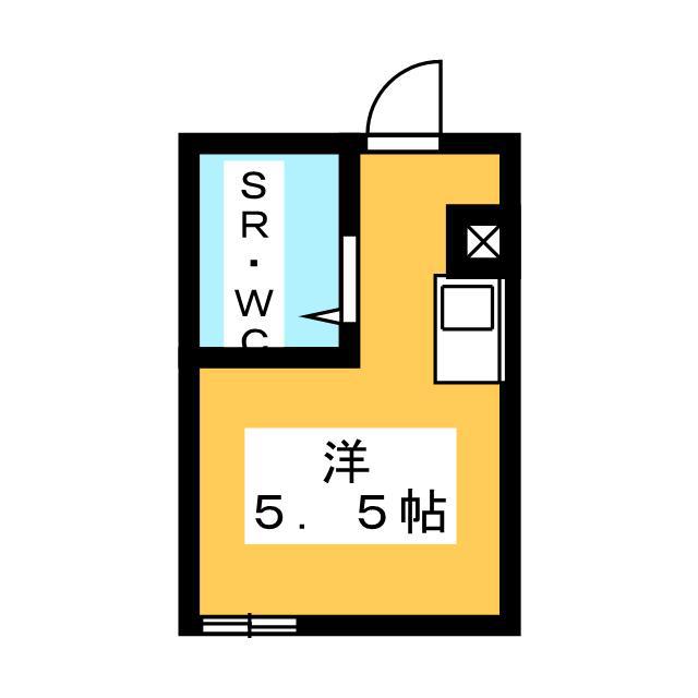 レジェンド秋葉原(ワンルーム/3階)の間取り写真