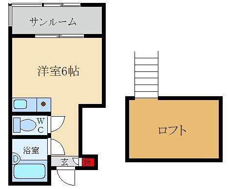 トークプラザ(ワンルーム/4階)の間取り写真