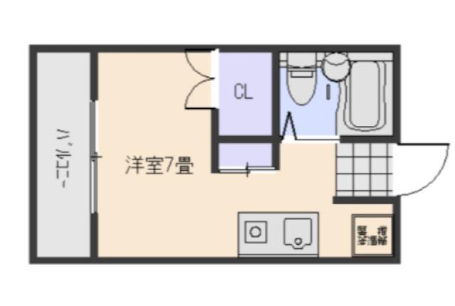 アンシャンテ住吉(ワンルーム/7階)の間取り写真