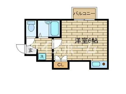 ウィスタリア神戸(ワンルーム/1階)の間取り写真