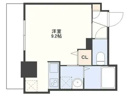 メゾン・ド・エイト(ワンルーム/3階)の間取り写真