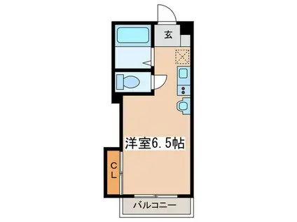 LIVE COURT 東海大学前(ワンルーム/3階)の間取り写真