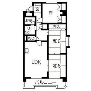 OMレジデンス瀬戸II(3LDK/3階)の間取り写真