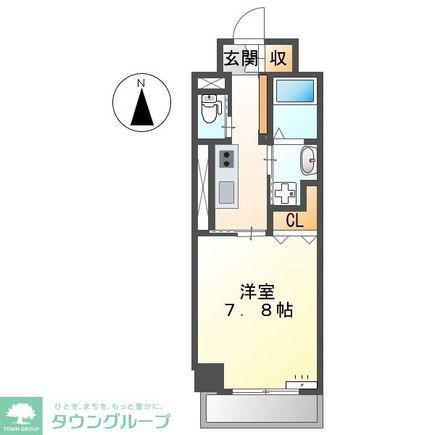 メゾン ミール(1K/5階)の間取り写真