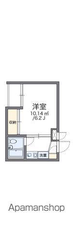 レオパレスRX早稲田第2(1K/4階)の間取り写真