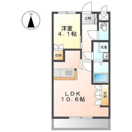 センチュリーカーサ(1LDK/2階)の間取り写真