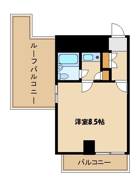 ドルメン練馬(1K/5階)の間取り写真