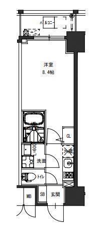 S-RESIDENCE駒込六義園(1K/10階)の間取り写真