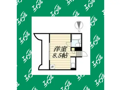 メゾン・ド・ピエルリー(ワンルーム/5階)の間取り写真