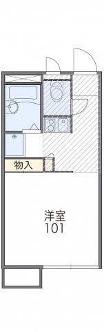 レオパレス大針(1K/2階)の間取り写真