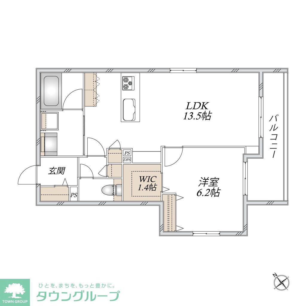 アトレ本山(1LDK/3階)の間取り写真