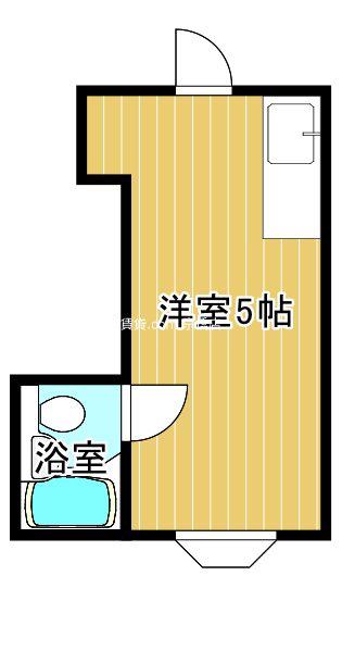 ラパンジール都島(ワンルーム/4階)の間取り写真