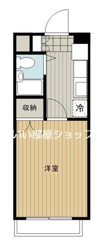 コンフォート宇多津(1K/1階)の間取り写真