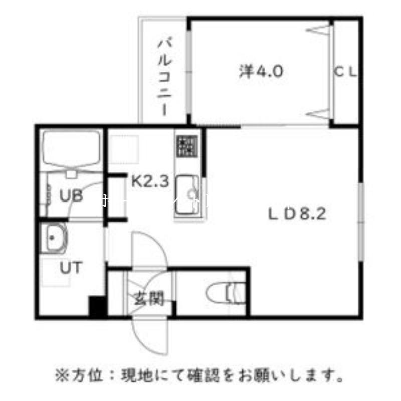 フェーラシュヴァル元町(1LDK/1階)の間取り写真
