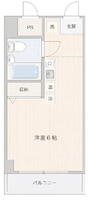 ウインス落合(ワンルーム/8階)の間取り写真