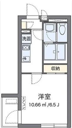 クレイノクラウドIII本郷(1K/3階)の間取り写真