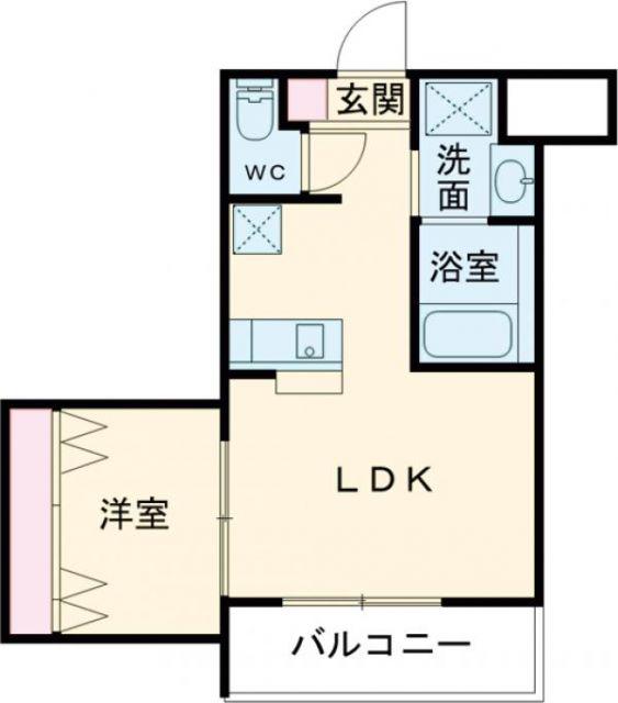 リアコート千里丘2ノース(1LDK/1階)の間取り写真